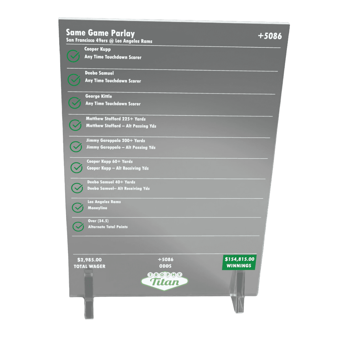 Parlay Plaque